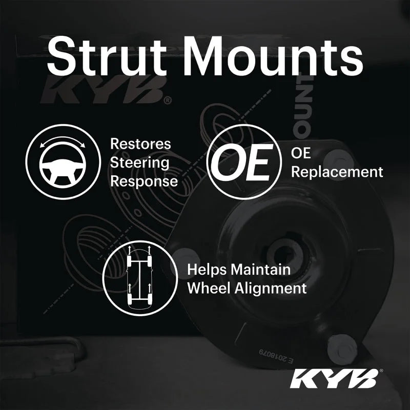 KYB Shocks & Struts Spring Seat Front DODGE Durango 2015-2011 - Side View