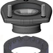 Load image into Gallery viewer, KYB Shocks &amp; Struts Strut Mounts Rear Left LEXUS RX330 (AWD) 2004-06 LEXUS RX330 (FWD) 2004-06 LEXUS - Back View