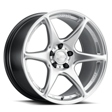 Load image into Gallery viewer, Kansei K11H Tandem 15x8in / 4x114.3 BP / 0mm Offset / 73.1mm  Bore - Hyper Silver Machined Lip