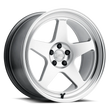 Load image into Gallery viewer, Kansei K12H KNP 18x8.5in / 5x112 BP / 35mm Offset / 66.56mm  Bore - Hyper Silver Machined Lip