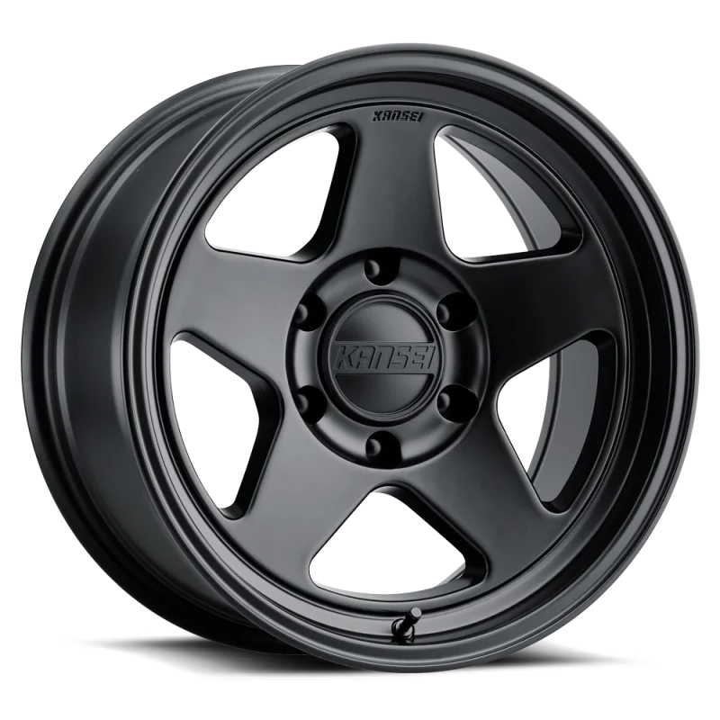 Kansei K12MB Knp 17x8.5in / 5x127 BP / 0mm Offset / 78.1mm Bore - Matte Black Wheel