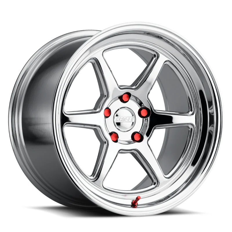 Kansei K14X Roku 18x9in / 5x120 BP / 12mm Offset / 72.56mm Bore - Chrome Wheel
