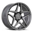 Load image into Gallery viewer, Kansei K15G Astro 18x9.5in / 5x100 BP / 22mm Offset / 73.1mm Bore - Gunmetal Wheel