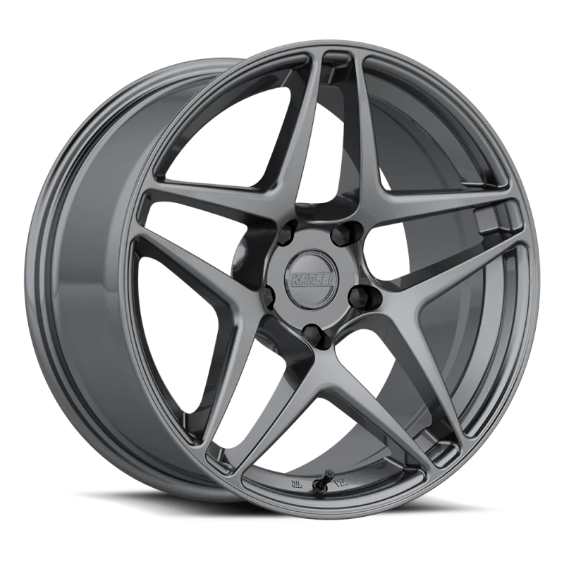 Kansei K15G Astro 18x9.5in / 5x120 BP / 22mm Offset / 72.56mm Bore - Gunmetal Wheel
