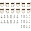 Load image into Gallery viewer, Keep It Clean 3/16in Stainless Steel Single Line Clamps 12Pk KICLC3187
