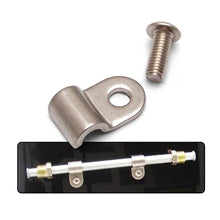 Load image into Gallery viewer, Keep It Clean 3/8in Stainless Steel Single Line Clamps 12Pk KICLC3375