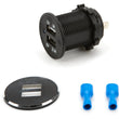 Load image into Gallery viewer, Keep It Clean Black Dash Mount Dual Port USB Charger KICUSB02