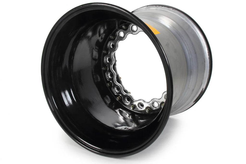 Keizer Aluminum Wheels 15x14 5in BS Wide 5 Blk Inner B/L Modular W15145IBLB