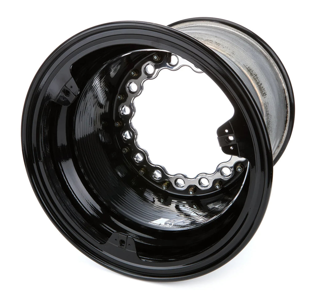 Keizer Aluminum Wheels 15x14 5in BS Wide 5 Blk Modular Pro Ring W15145PRB