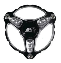 Load image into Gallery viewer, Keizer Aluminum Wheels Front Hub 3 Pin Micro LH w/Bearing Black 10P3-LH