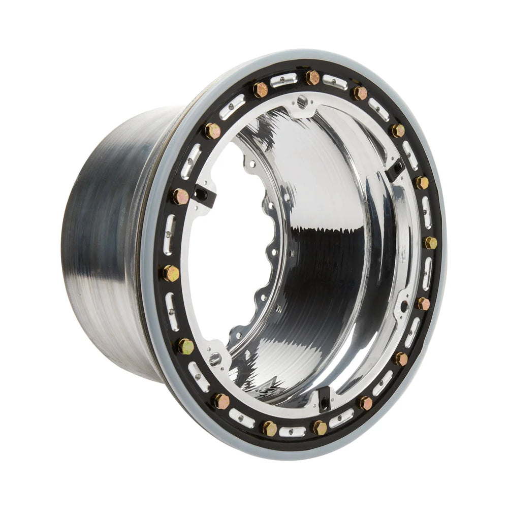 Keizer Aluminum Wheels Outer Wheel Half 15x9 Wide 5 Beadlock Polished W159bl