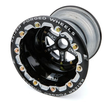 Load image into Gallery viewer, Keizer Aluminum Wheels Splined Wheel B/L 10x10 4in BS 27Spl Black 10104spfblb