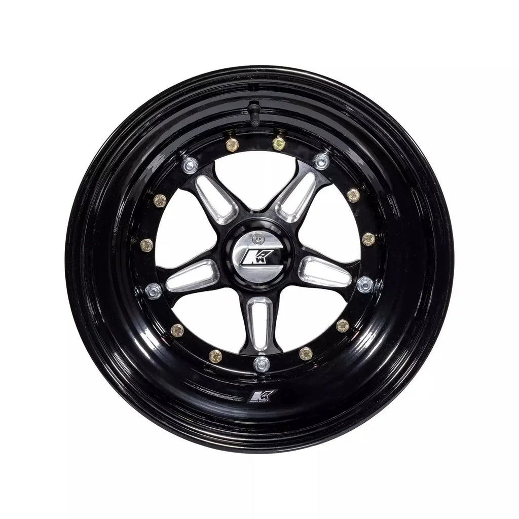 Keizer Aluminum Wheels Wheel Direct Mnt 15 x 8 4in BS Black 1585BCB