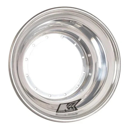 Keizer Aluminum Wheels Wheel Half 12-Blt 10in x 3in Polished Brake Bell 103bc