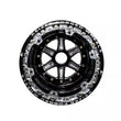 Load image into Gallery viewer, Keizer Aluminum Wheels Wheel Splined 15x17 Blk Outer Beadlock 5in BS 15178SPFBLB