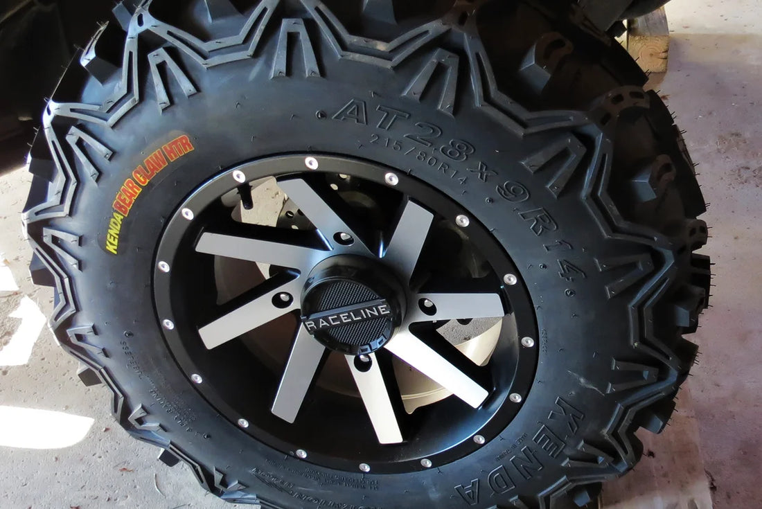 Kenda Tire - K587 Bearclaw HTR - Front - 28x9R14 - 8 Ply 085871465D1 - Installation View