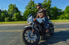 Load image into Gallery viewer, Kenda Tire - K671 Cruiser - Front - 100/90-19 - 57H - Installation View