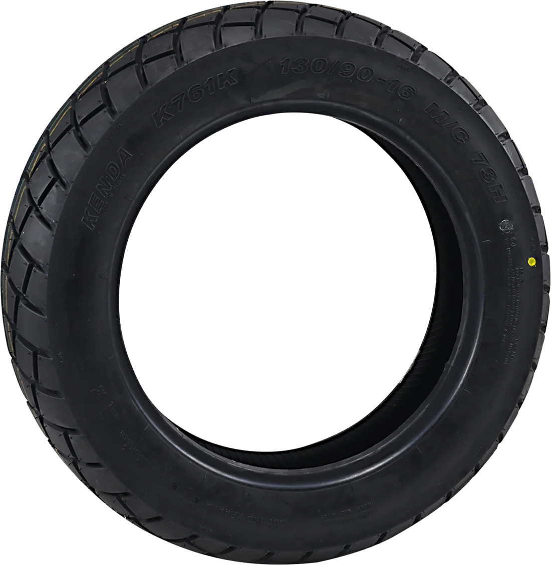 Kenda Tire - K761 Dual Sport - Rear - 130/90-16 - 73H 047611608B1 - Side View