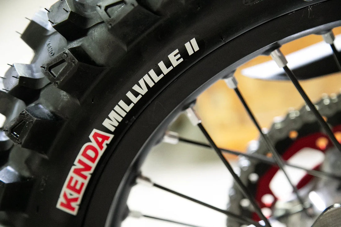 Kenda Tire - K785 Millville II - Rear - 90/100-16 - 52M 047851604B0 - Installation View