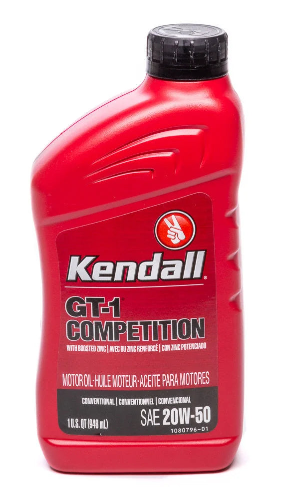 Kendall Kendall 20w50 GT-1 High Performance Oil 1qt 1081174