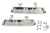 Kentrol Side Steps Pair - Polished Silver fits 2001-2006 Jeep TJ