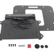 Load image into Gallery viewer, Kentrol 07-09 Jeep Wrangler JK BackSide License Plate Mount with LEDs - Textured Black