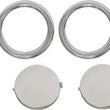 Load image into Gallery viewer, Kentrol 07-10 Jeep Wrangler JK Air Vent Assembly 8 Pieces - Polished Silver