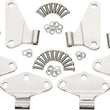 Load image into Gallery viewer, Kentrol 07-18 Jeep Wrangler JK Body Door Hinge Set 8 Pieces 4 Door - Polished Silver