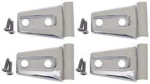 Load image into Gallery viewer, Kentrol 07-18 Jeep Wrangler JK Door Hinge Overlays 4 Pieces 2 Door - Polished Silver