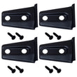 Load image into Gallery viewer, Kentrol 07-18 Jeep Wrangler JK Door Hinge Overlays 4 Pieces 2 Door - Textured Black