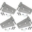 Load image into Gallery viewer, Kentrol 07-18 Jeep Wrangler JK Door Hinge Set 4 Pieces 2 Door Bare Grey