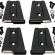 Load image into Gallery viewer, Kentrol 07-18 Jeep Wrangler JK Door Hinge Set 8 Pieces 4 Door - Powdercoat Black