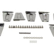 Load image into Gallery viewer, Kentrol 07-18 Jeep Wrangler JK Door Hinge Set 8 Pieces 4 Door- Polished Silver