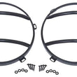Load image into Gallery viewer, Kentrol 07-18 Jeep Wrangler JK Euro Headlight Guards Pair - Textured Black