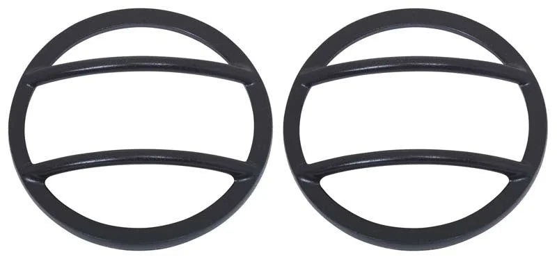 Kentrol 07-18 Jeep Wrangler JK Fog Light Cover Pair - Textured Black