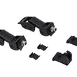 Load image into Gallery viewer, Kentrol 07-18 Jeep Wrangler JK Hood Catch Kit - Textured Black
