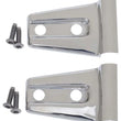 Load image into Gallery viewer, Kentrol 07-18 Jeep Wrangler JK Hood Hinge Overlays Pair - Polished Silver