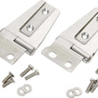 Load image into Gallery viewer, Kentrol 07-18 Jeep Wrangler JK Hood Hinge Pair - Polished Silver
