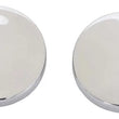 Load image into Gallery viewer, Kentrol 07-18 Jeep Wrangler JK Liftgate Button Covers Pair - Polished Silver