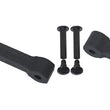 Load image into Gallery viewer, Kentrol 07-18 Jeep Wrangler JK Replacement Hood Catch Rubbers Pair - Textured Black