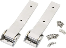 Load image into Gallery viewer, Kentrol 07-18 Jeep Wrangler JK Tailgate Hinge Pair - Polished Silver