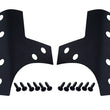 Load image into Gallery viewer, Kentrol 07-18 Jeep Wrangler JK Windshield Support Overlays Pair - Textured Black