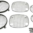 Load image into Gallery viewer, Kentrol 76-86 Jeep CJ Powdercoat Wire Mesh Guard Set 6 Pieces Black