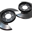 Load image into Gallery viewer, Kentrol 55-83 Jeep CJ Disc Brake Dust Cover Jeep Black Powdercoat Stainless
