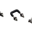 Load image into Gallery viewer, Kentrol 55-86 Jeep Windshield Tie Down Kit CJ - Polished Silver