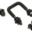 Load image into Gallery viewer, Kentrol 55-86 Jeep Windshield Tie Down Kit CJ - Powdercoat Black