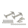 Load image into Gallery viewer, Kentrol 55-95 Jeep CJ/Wrangler YJ Hood Catch Pair - Polished Silver