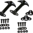 Load image into Gallery viewer, Kentrol 55-95 Jeep CJ/Wrangler YJ Hood Catch Pair - Powdercoat Black