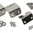 Load image into Gallery viewer, Kentrol 72-86 Jeep CJ Strut Rod Mounting Brackets 4 Pieces Fiberglass - Polished Silver