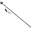 Load image into Gallery viewer, Kentrol 72-86 Jeep Wrangler CJ Hood Prop Rod - Powdercoat Black